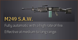 M249 SAW with Grip
